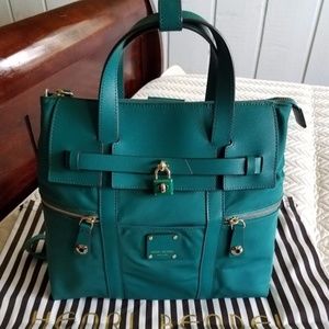 Henri Bendel Jetsetter HTF Turquoise/Teal